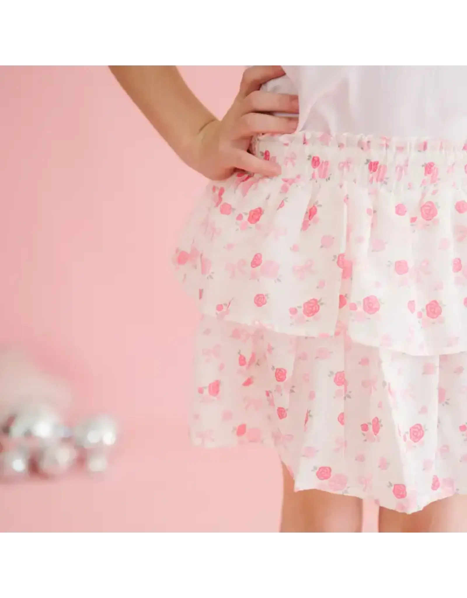 Sweet Wink- Dainty Rose Skort
