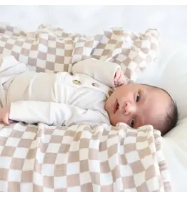 Caden Lane Caden Lane- Eggshell 2pc Bamboo Top & Bottom NB-3M Set