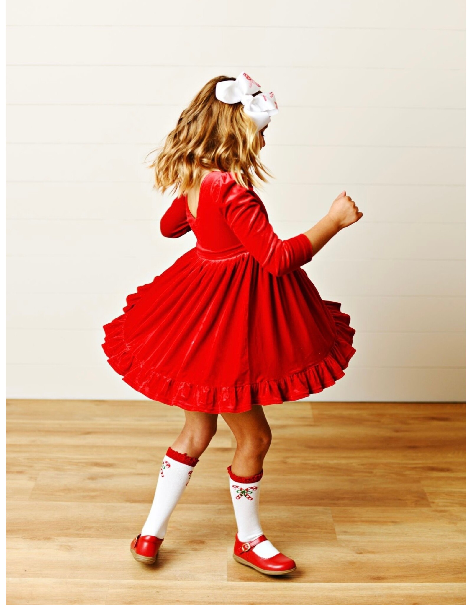 Swoon Baby Swoon Baby- Red Velvet Dress
