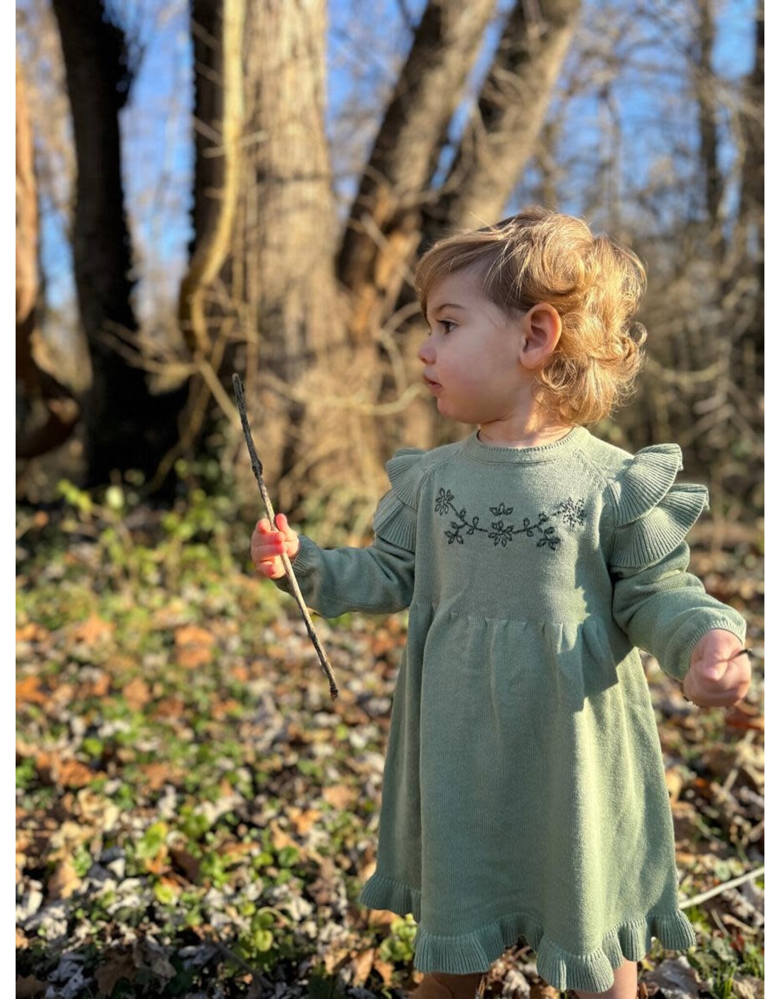 Ettie & H Ettie & H- Sage Green Ysella Dress