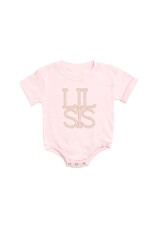 Sweet Wink- Lil Sis Pearl Patch S/S Romper