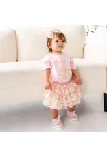 Sweet Wink Sweet Wink- Lil Sis Pearl Patch S/S Romper