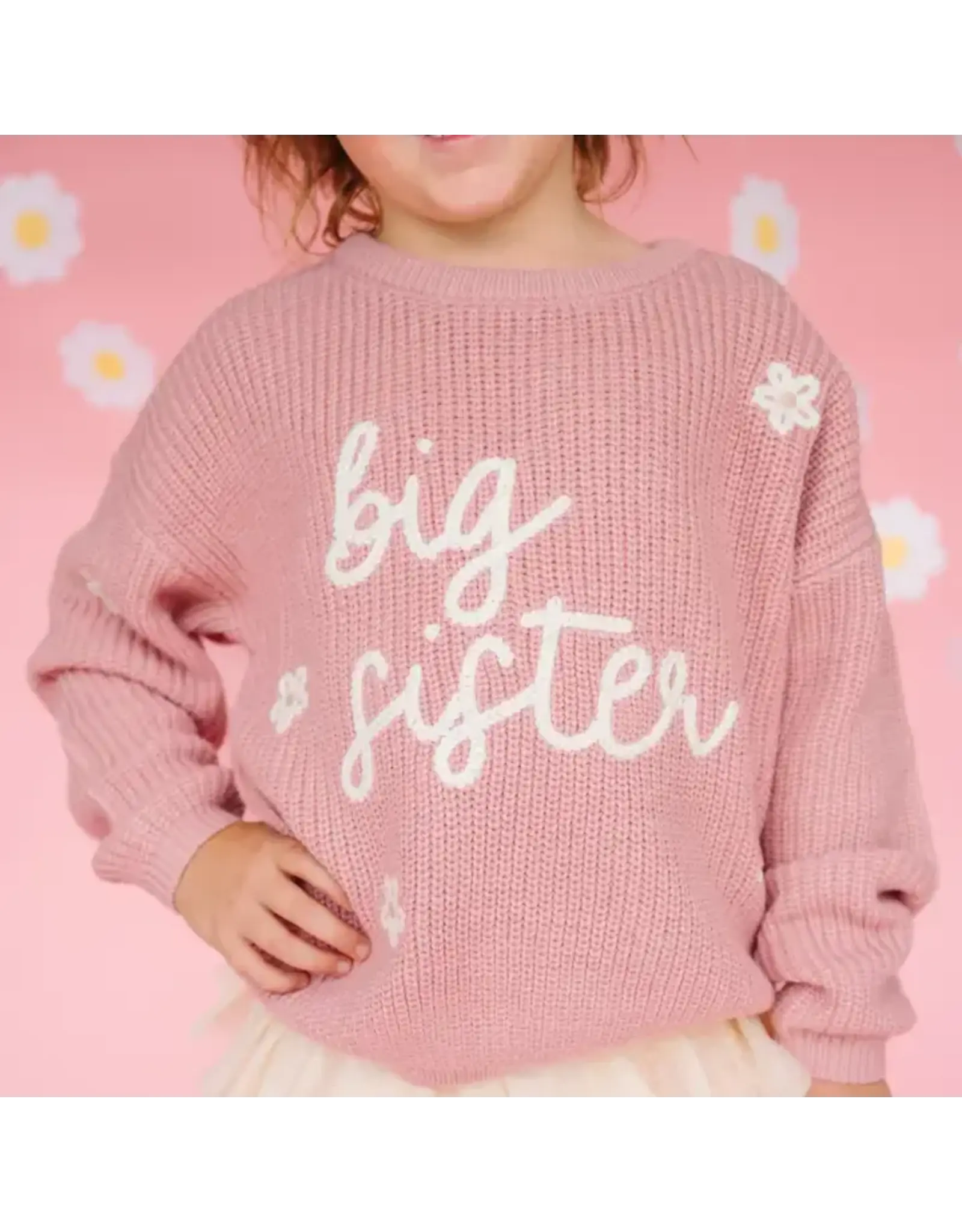 Sweet Wink- Big Sister Knit Sweater