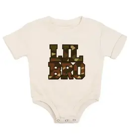 Sweet Wink Sweet Wink- Lil Bro Camo Patch S/S Romper