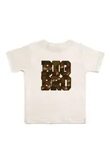 Sweet Wink Sweet Wink- Big Bro Camo Patch S/S Natural TShirt