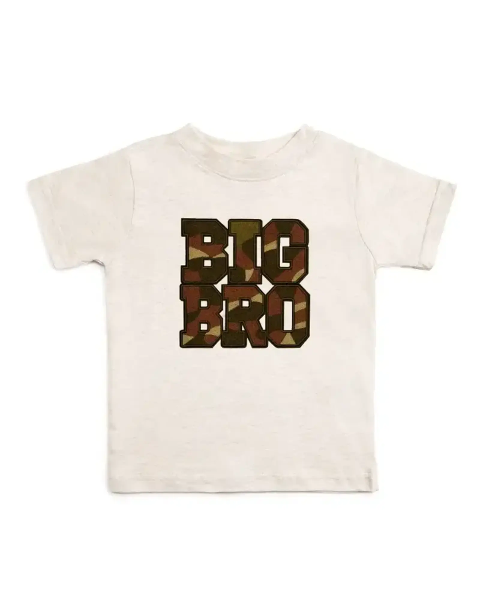 Sweet Wink Sweet Wink- Big Bro Camo Patch S/S Natural TShirt