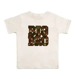 Sweet Wink Sweet Wink- Big Bro Camo Patch S/S Natural TShirt