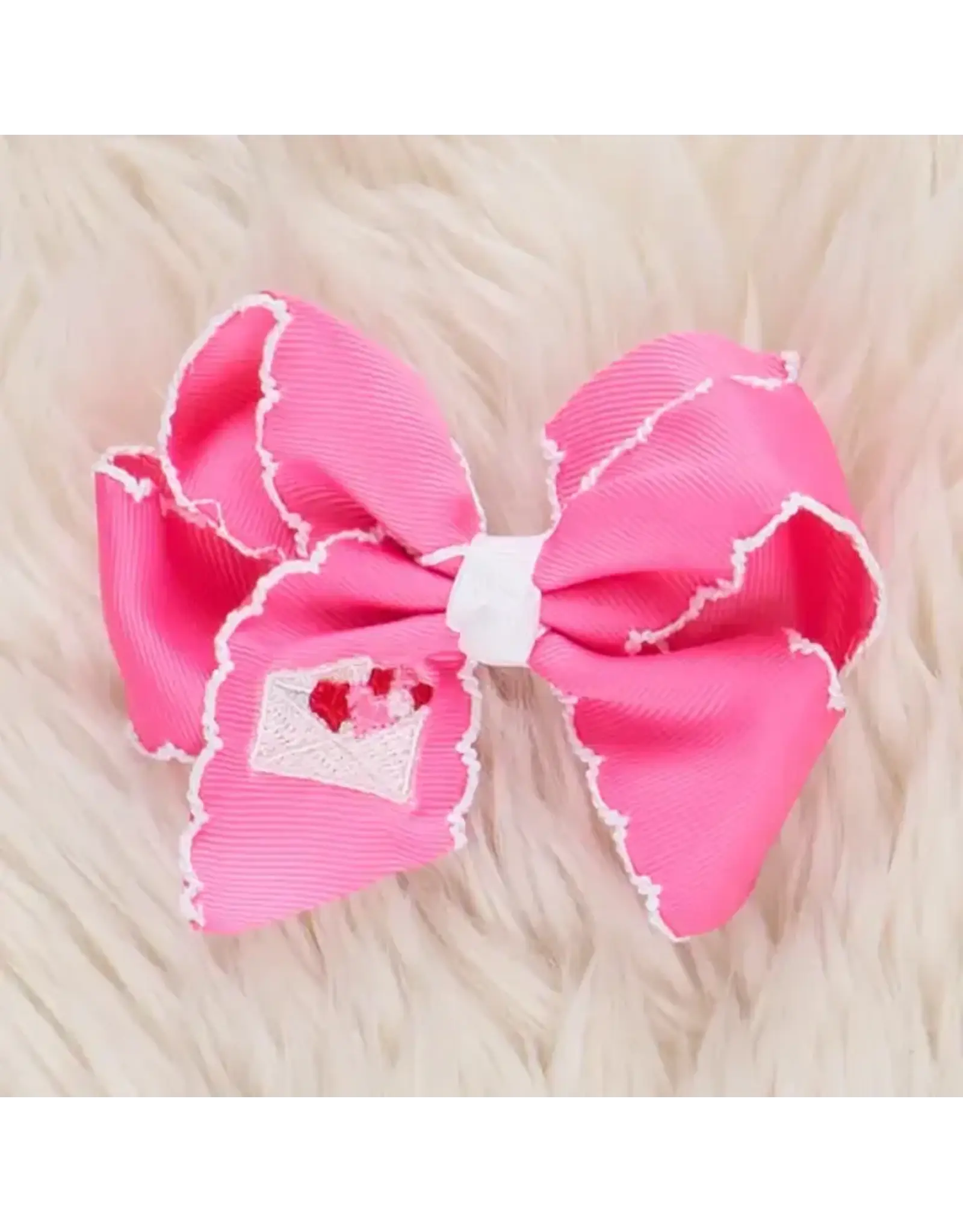 Sweetheart Letter Embroidered Bow