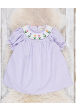 Tulip Smocked Striped Dress