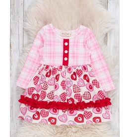 Lovebug Plaid Ruffle Dress