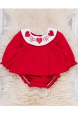 Ribbons & Hearts Embroided Bloomer Set