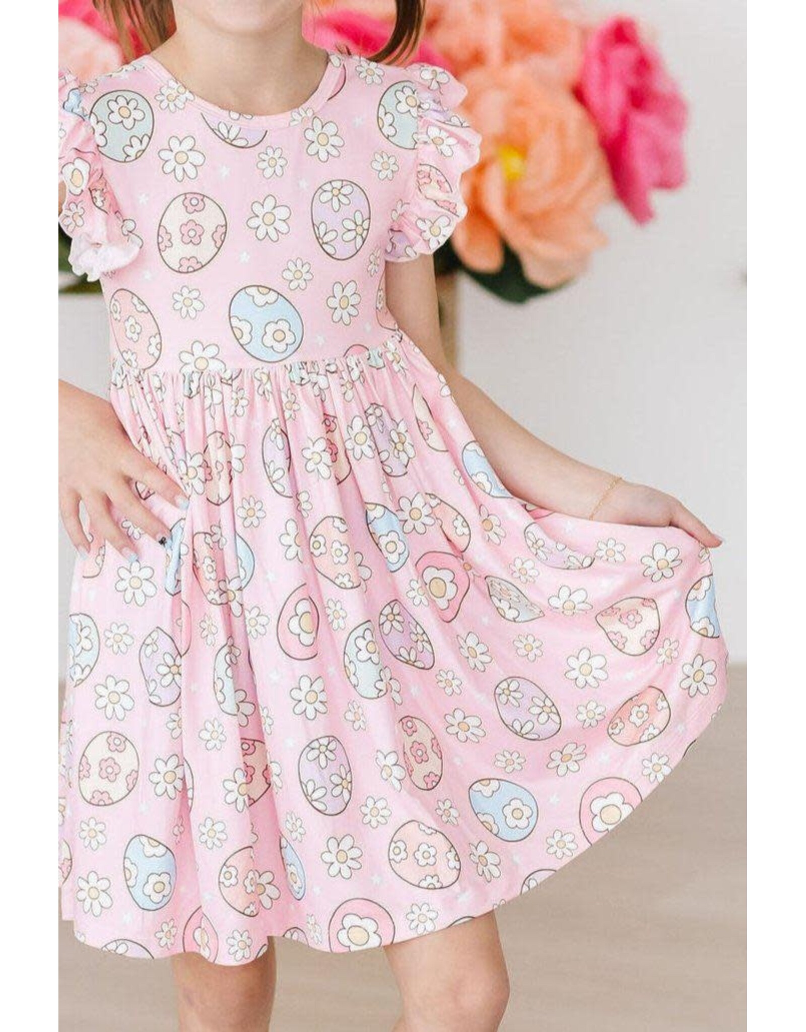 Mila & Rose Mila & Rose- Easter Egg Hunt Twirl Dress