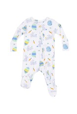 Angel Dear Angel Dear- Blue Bunnies Two-Way Zipper Footie