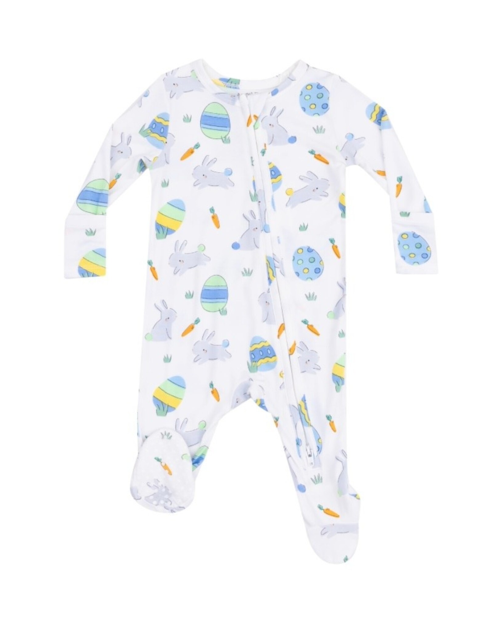 Angel Dear Angel Dear- Blue Bunnies Two-Way Zipper Footie