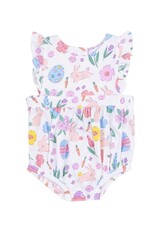 Angel Dear Angel Dear- Pink Easter Bunnies Sunsuit