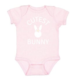 Sweet Wink Sweet Wink- Cutest Bunny Ballet Pink Bodysuit