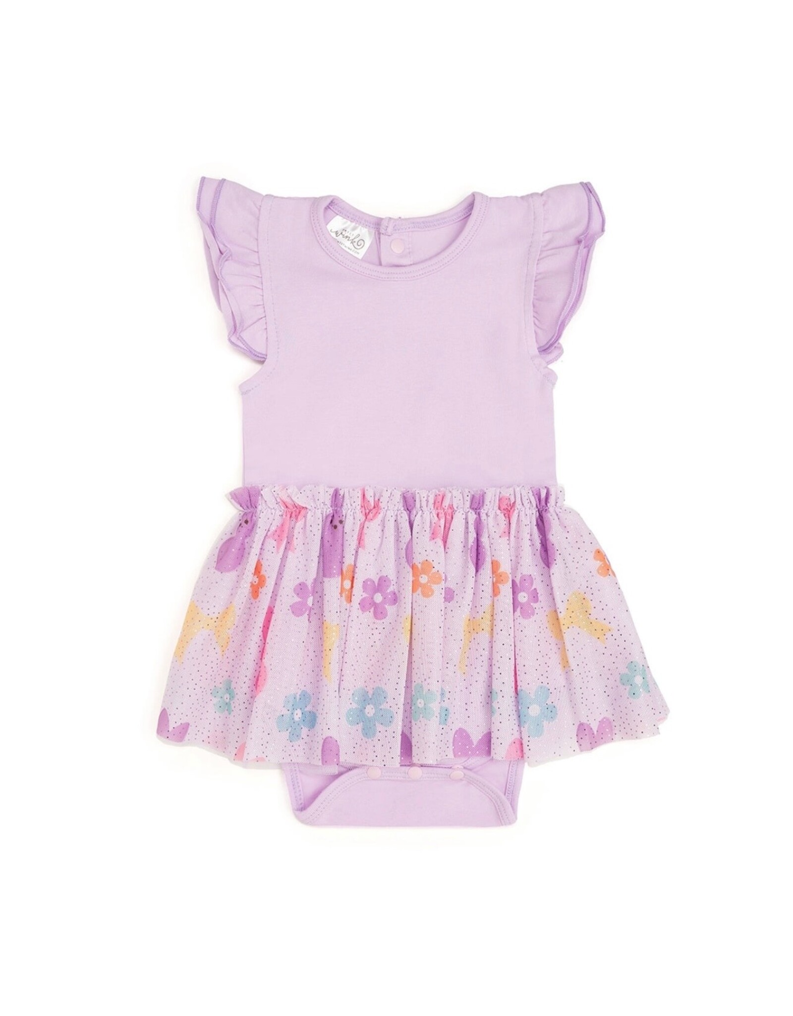 Sweet Wink- Coquette Easter Bunny S/S Tutu Bodysuit