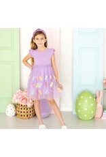 Sweet Wink- Easter Peeps Flutter Sleeve Tutu Dress