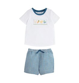 Mudpie Mud Pie- Easter Smocked Short Set