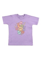 Sweet Wink Sweet Wink- Easter Doodle Lavender S/S TShirt