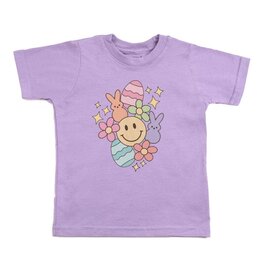 Sweet Wink- Easter Doodle Lavender S/S TShirt