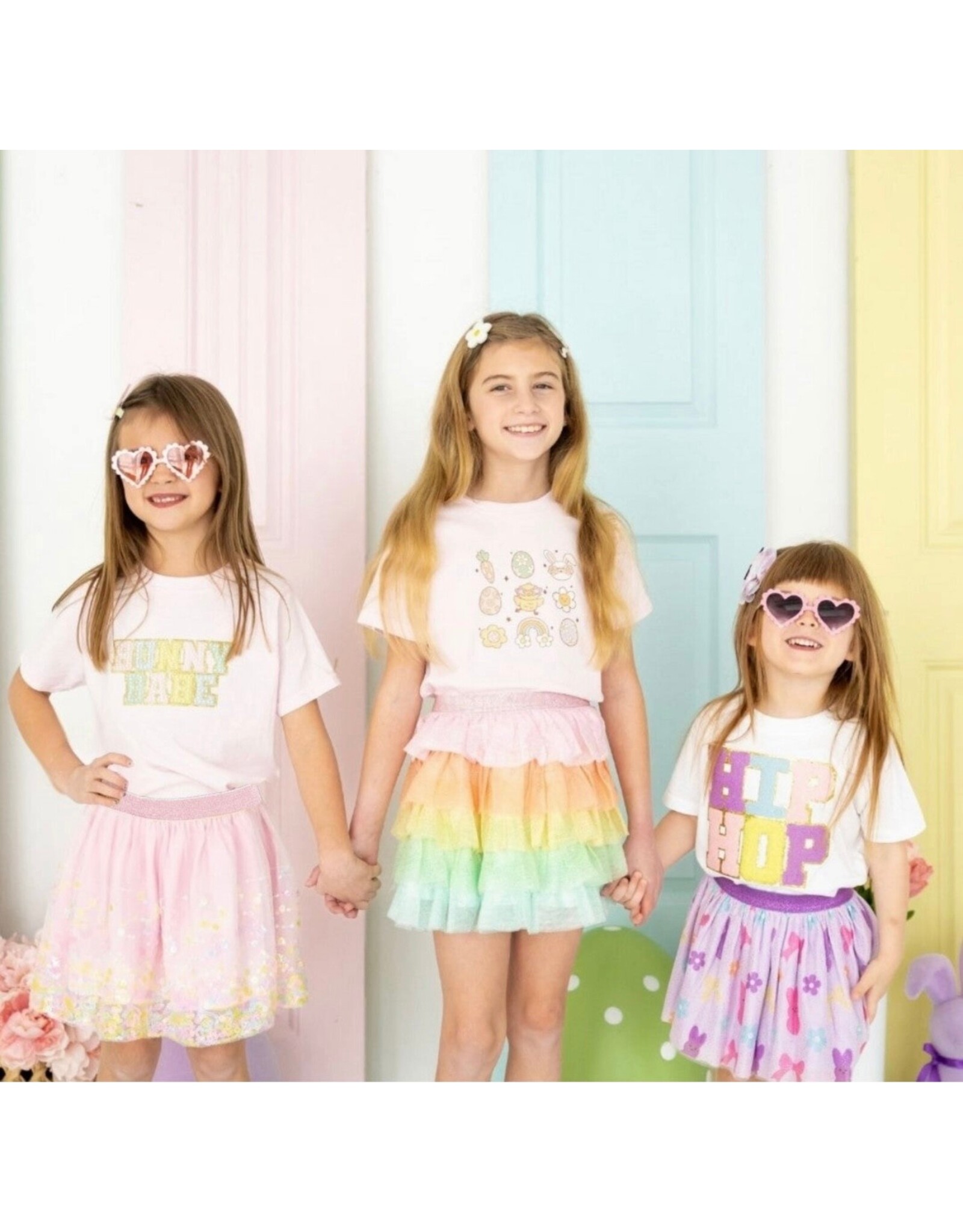 Sweet Wink Sweet Wink- Groovy Chick Easter S/S Ballet TShirt