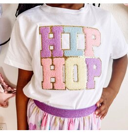 Sweet Wink- Hip Hop Patch S/S White TShirt