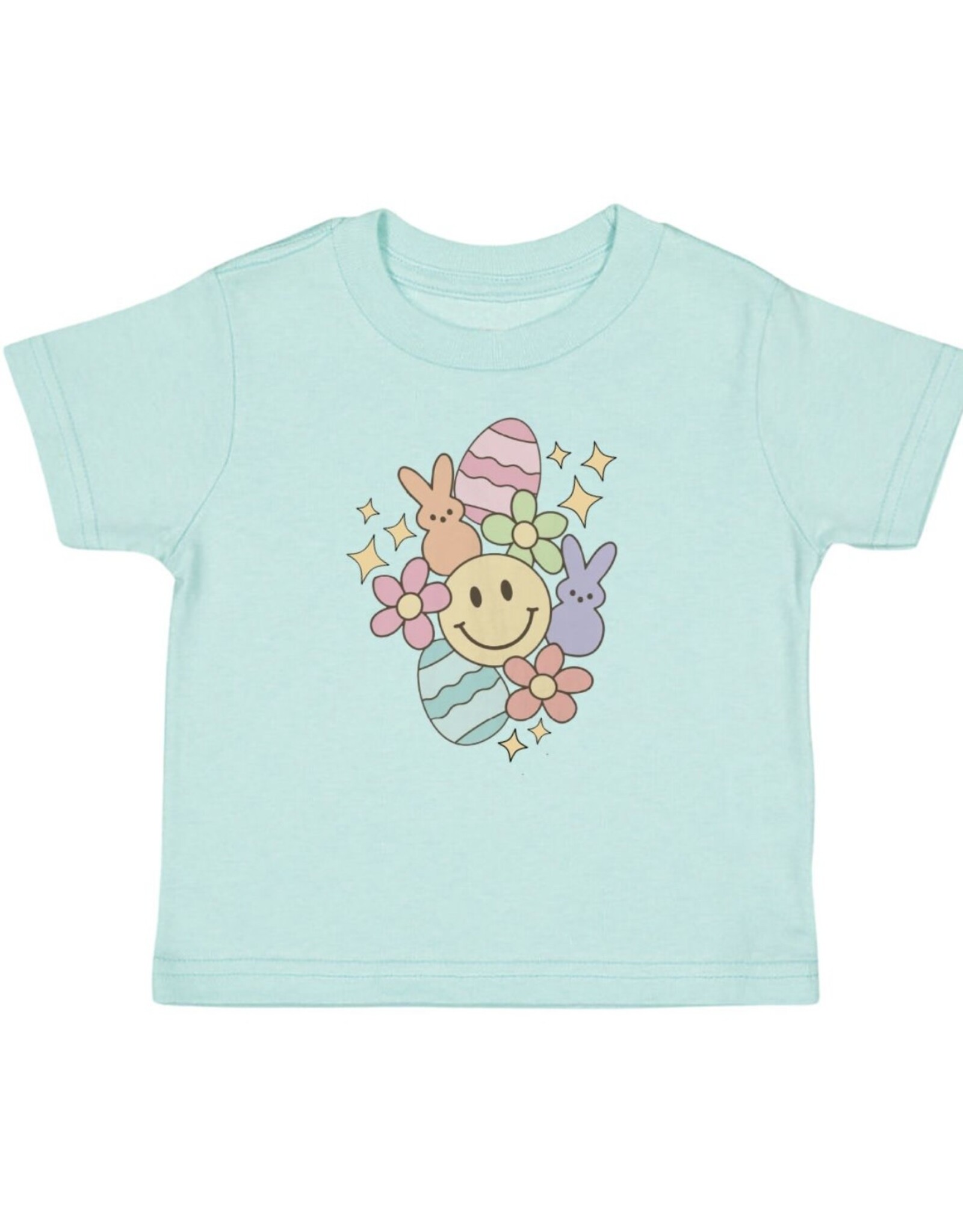 Sweet Wink- Easter Doodle S/S Aqua TShirt
