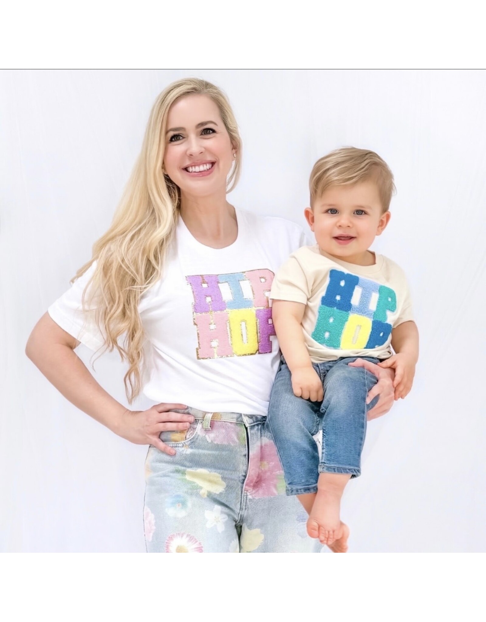 Sweet Wink- Hip Hop Patch Easter Natural S/S TShirt