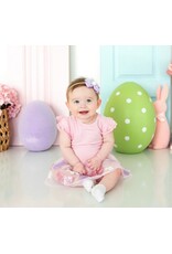 Sweet Wink- Bunny Bow Sequin Easter S/S Tutu Bodysuit