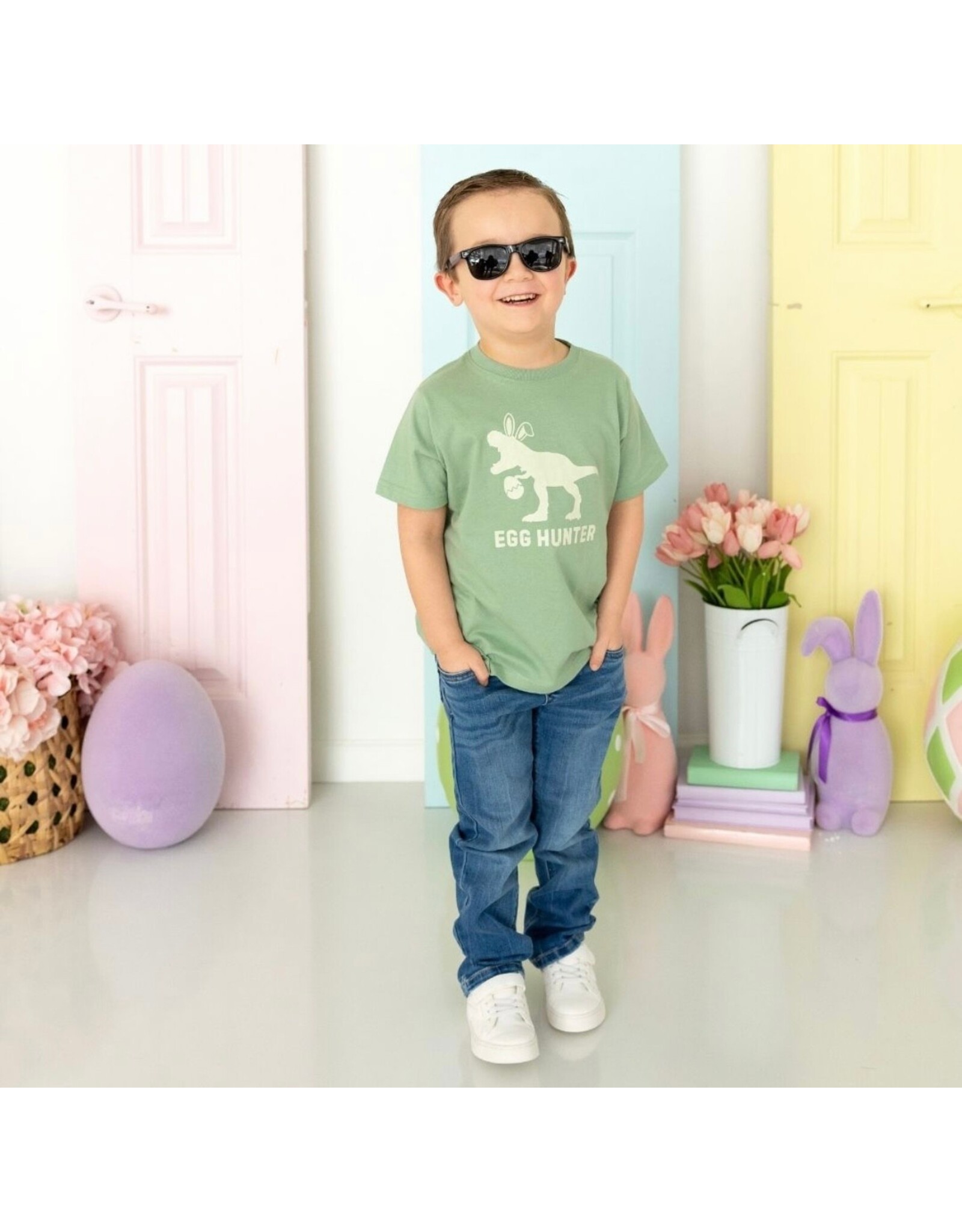Sweet Wink Sweet Wink-Egg Hunter S/S Sage TShirt