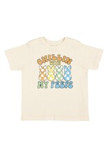 Sweet Wink Sweet Wink- Chillin With My Peeps Easter Natural S/S TShirt