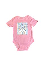Jane Marie - He is Risen Pink Onesie