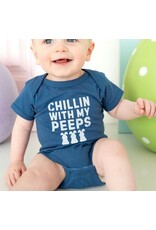 Sweet Wink Sweet Wink- Chillin w/my Peeps Indigo Bodysuit