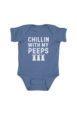 Sweet Wink Sweet Wink- Chillin w/my Peeps Indigo Bodysuit
