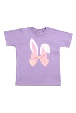 Sweet Wink- Bunny Bow Easter Lavender TShirt