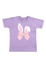 Sweet Wink Sweet Wink- Bunny Bow Easter Lavender TShirt