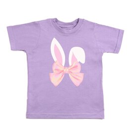 Sweet Wink- Bunny Bow Easter Lavender TShirt
