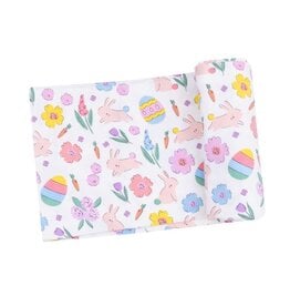 Angel Dear Angel Dear- Pink Easter Bunnies Swaddle Blanket