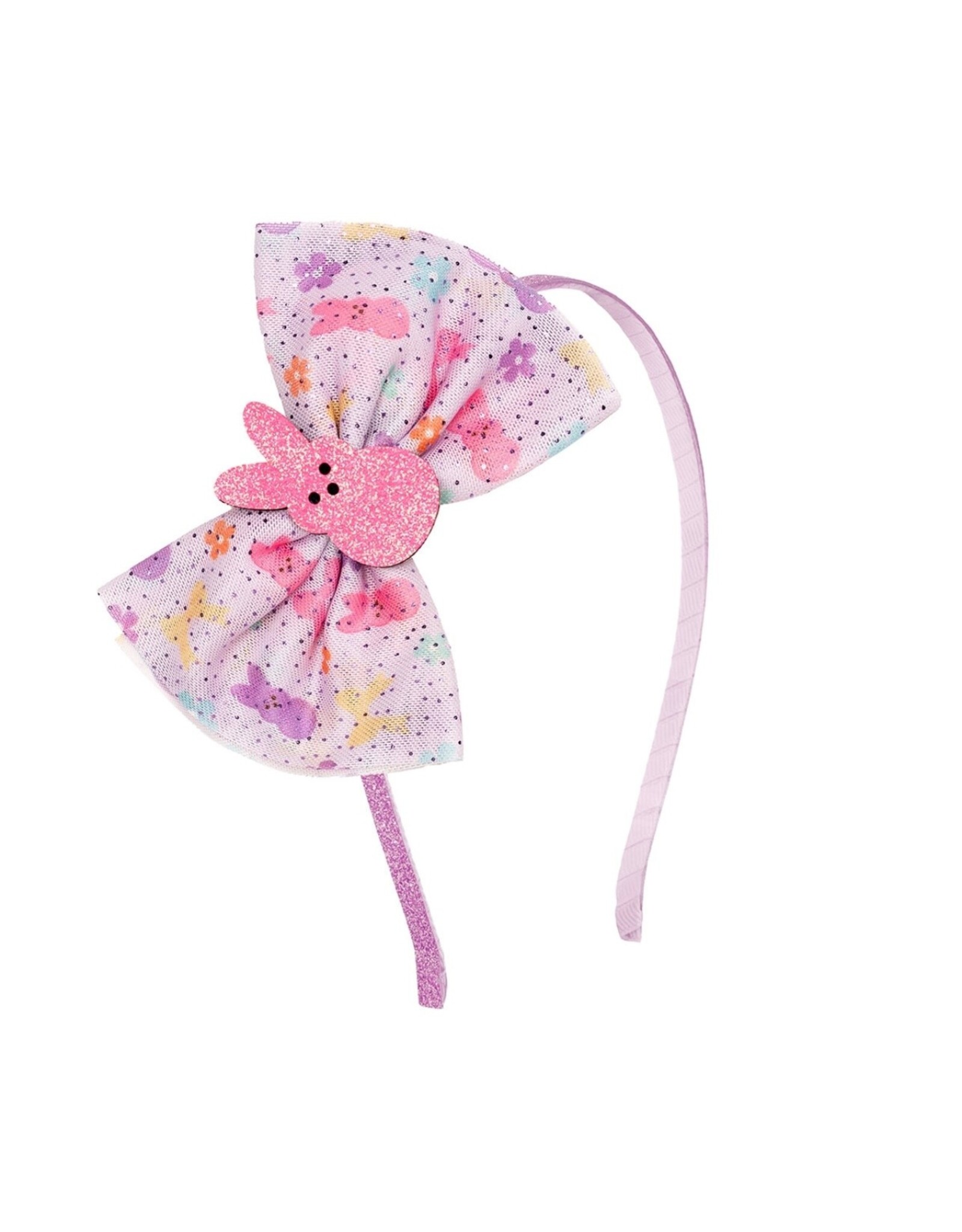 Sweet Wink- Coquette Easter Bunny Tulle Bow Headband