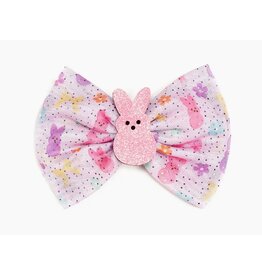 Sweet Wink- Coquette Easter Bunny Tulle Bow Clip