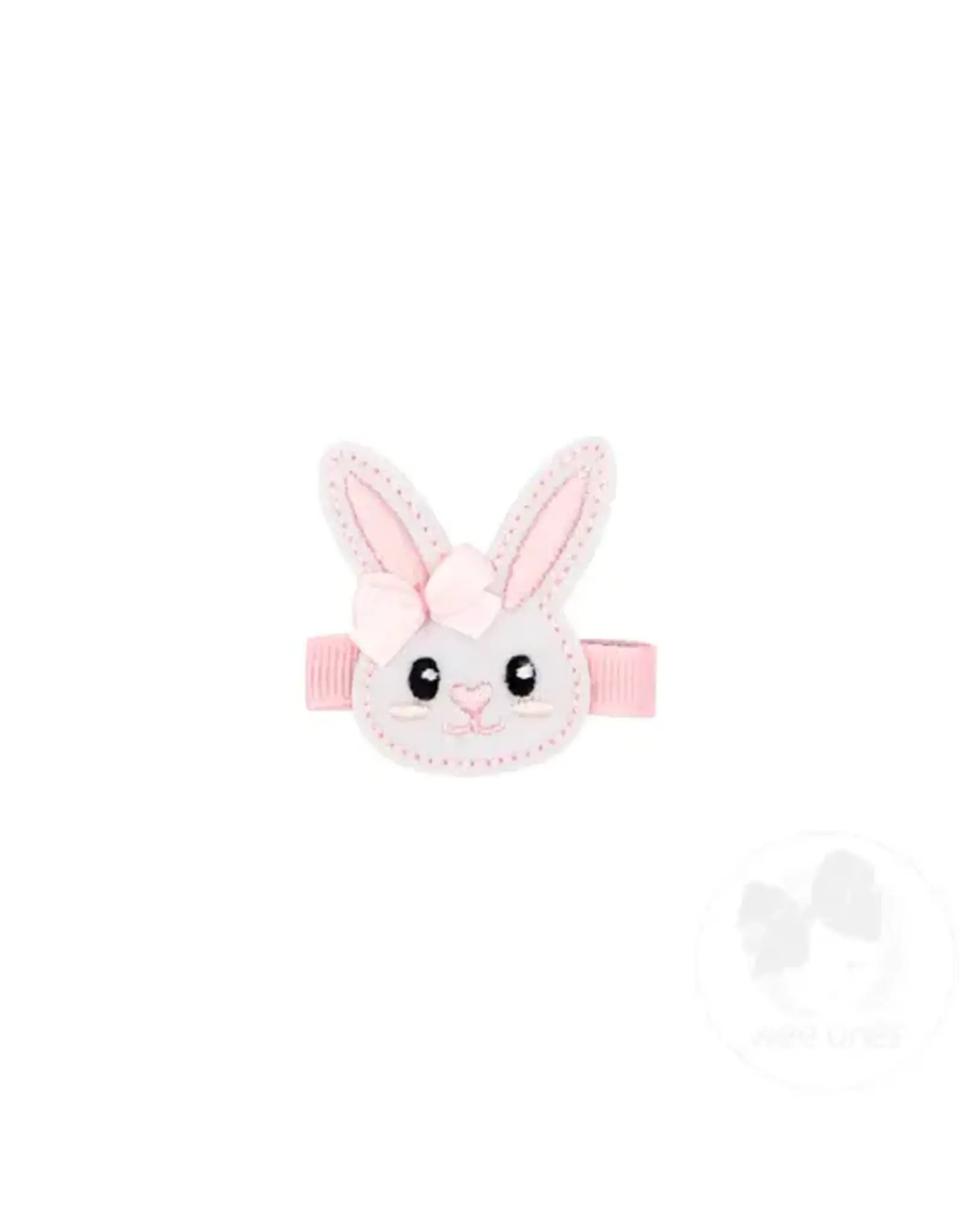Wee Ones- Easter Bunny Face Felt Clip
