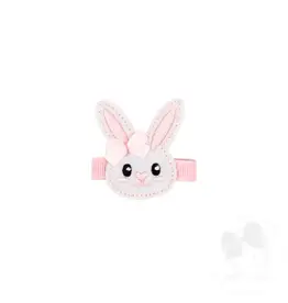 Wee Ones- Easter Bunny Face Felt Clip
