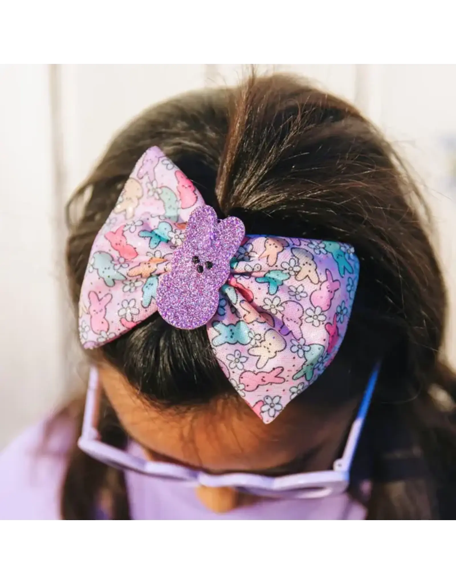 Sweet Wink- Easter Peeps Tulle Bow