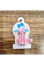 Wee Ones- Easter Bunny Plaid Felt Clip