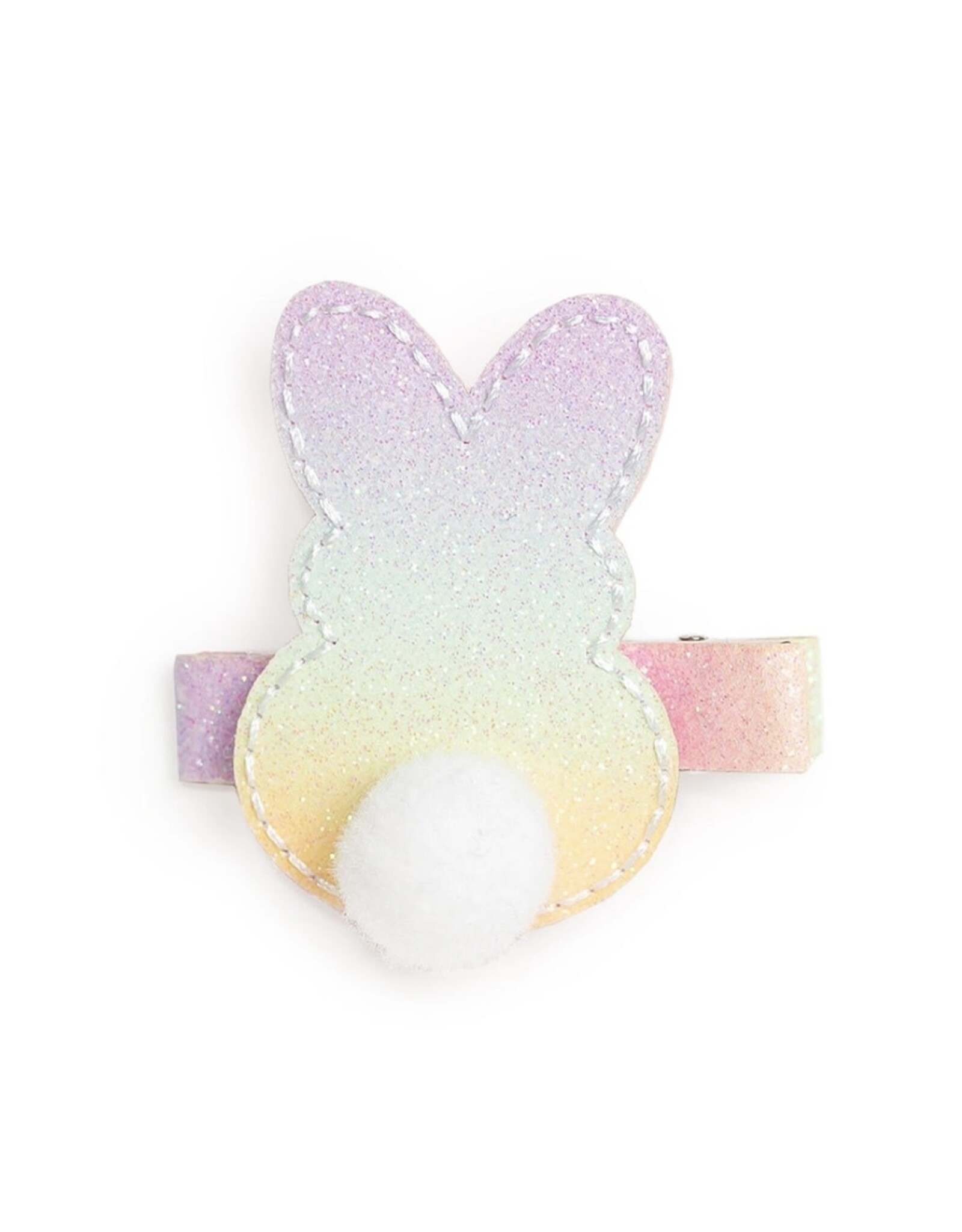 Sweet Wink- Pastel Rainbow Easter Bunny Clip