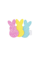 Wee Ones- 3 Easter Bunny Glitter Peeps Clip