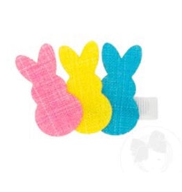 Wee Ones- 3 Easter Bunny Peeps Felt Clip