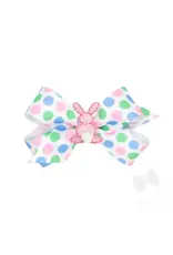 Wee Ones- Small Easter Polka Dot Print w/ Backside Bunny