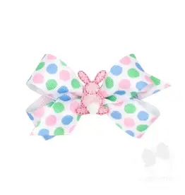 Wee Ones- Small Easter Polka Dot Print w/ Backside Bunny